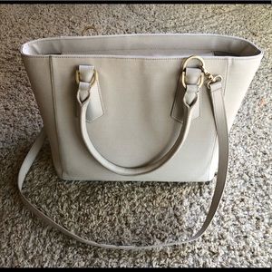 Dagne Dover midi Tote in bleaker blush